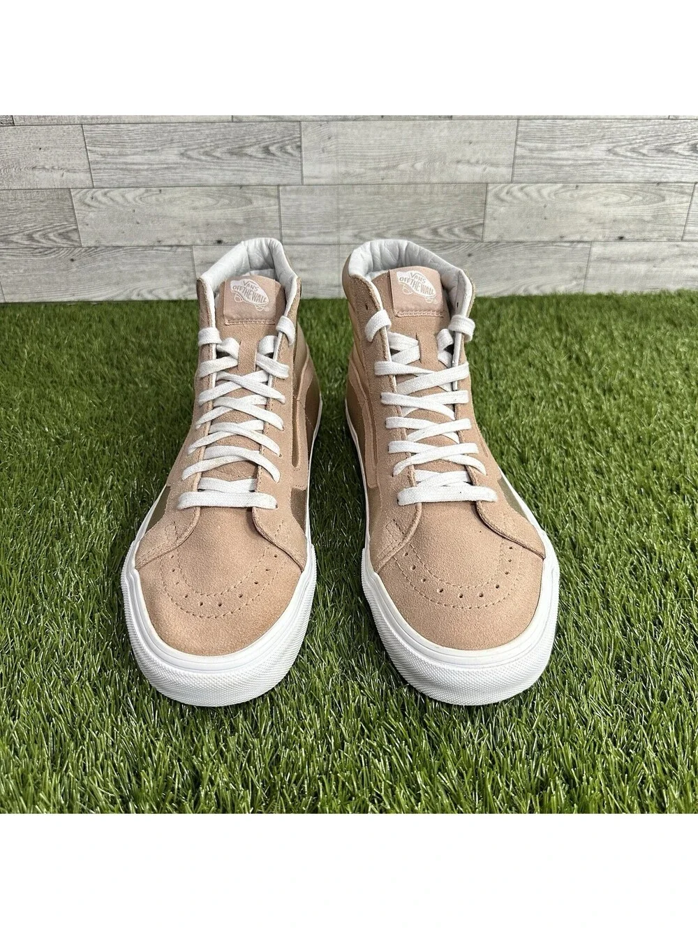 Vans Sk8 Hi Reissue Hi Tops Rose Gold  Pink Peach Women's 9 Shoes